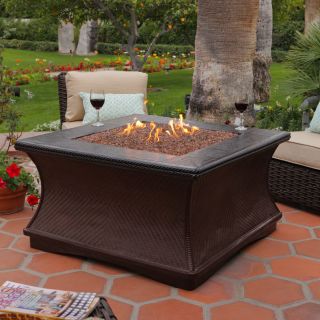 California Outdoor Concepts Monterey Chat Height Fire Pit with Brown Base Color   Fire Pits