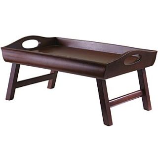 Winsome Sedona 10.98 x 24 x 14.3 Solid/Composite Wood Bed Tray, Antique Walnut  Make More Happen at