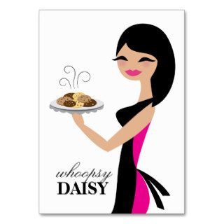311 Daisy the Cookie Cutie Black Mid Length Hair Business Cards