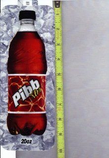 Large Chamelon Size Mr Pibb Xtra BOTTLE Soda Machine Flavor Strip, Label Card, Not a Sticker  