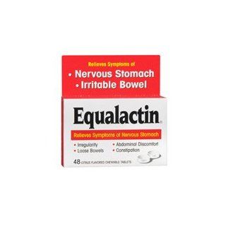 Equalactin Equalactin Chewable Tablets Relieves Symptoms Of Nervous Stomach, 24 tabs (Pack of 2) Health & Personal Care