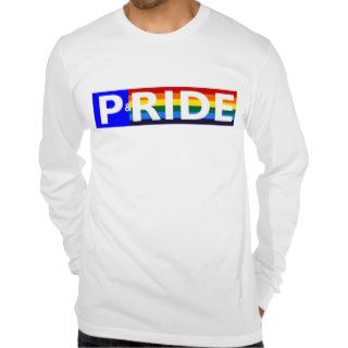 P&RIDE Park and Ride   Gay Pride Shirt