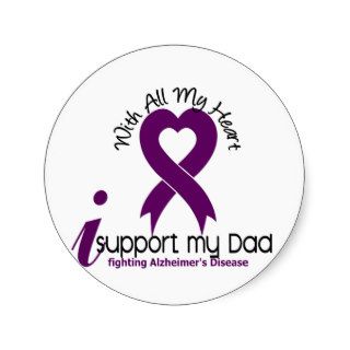 Alzheimers Disease I Support My Dad Sticker