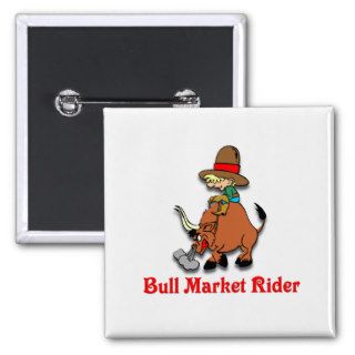 Bull Market Rider Pins