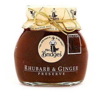Mrs Bridges Rhubarb and Ginger Preserve, 12 Ounce (Pack of3)  Jams And Preserves  Grocery & Gourmet Food