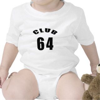 64 Club Birthday Designs Baby Bodysuit
