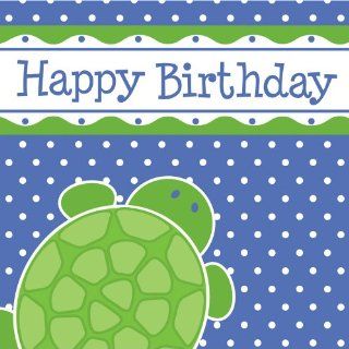 Creative Converting Mr. Turtle Happy Birthday Luncheon Napkins, 16 Count Toys & Games