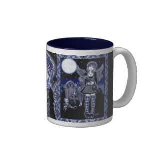 "Tabitha" Blue Gothic Angel Art Mug