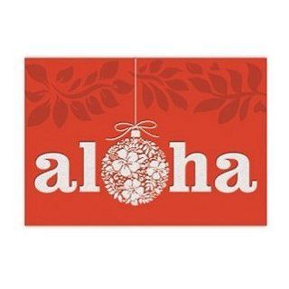 Fancy Supreme Boxed Hawaii Christmas Cards   Ornament of Aloha Health & Personal Care