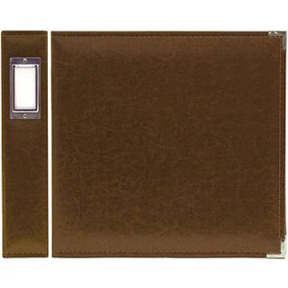 We R Memory Keepers Faux Leather 3 Ring Binder, 8.5 x 11, Dark Chocolate  Make More Happen at