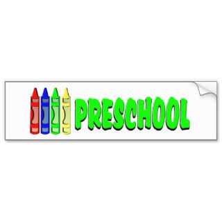 Preschool Bumper Sticker