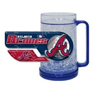 Atlanta Braves Crystal Freezer Mug  Sports & Outdoors