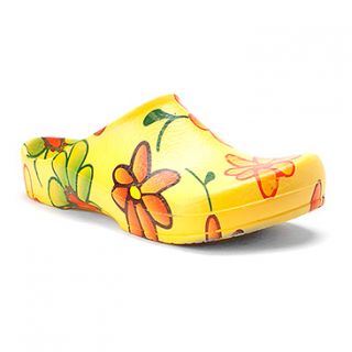 Birki's Classic Birki   Polyurethane  Women's   Yellow Flower