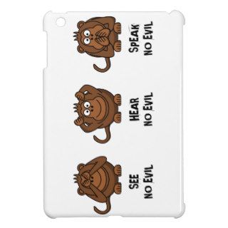 Three Wise Monkeys iPad Mini Case