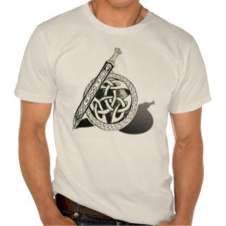 Celtic Sword and Shield T Shirt