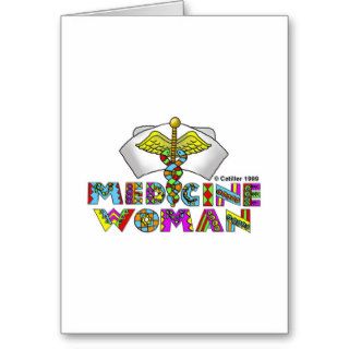 Medicine Woman Greeting Cards