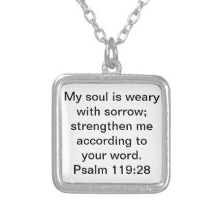 bible verse about strength Psalm 11928 Custom Jewelry