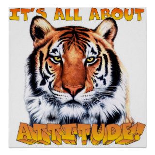 It's all about attitude poster