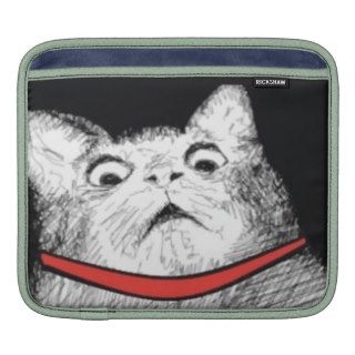 Surprised Cat Gasp Meme   iPad1/iPad2 Sleeve Sleeve For iPads