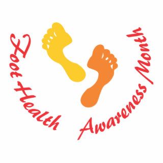 Foot Health Awareness Month Photo Sculptures