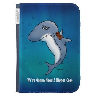 Shark Needs A Bigger Coat Funny Kindle Keyboard Cases