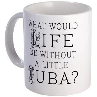 Tuba Quote Life Mug Mug by  Kitchen & Dining