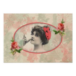 Victorian Woman Poster