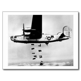 B 24 Liberator Heavy Bombers USAAF Germany Post Cards