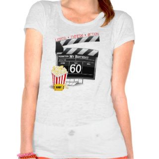 60th Birthday Movie Theme T Shirts