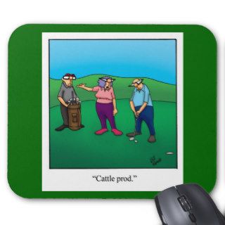 Funny Golf Mouse Pad For Women
