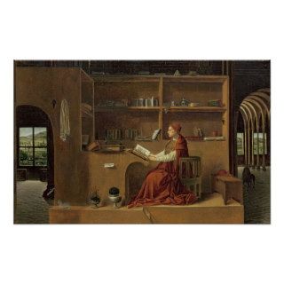 St. Jerome in his study, c.1475 2 Poster
