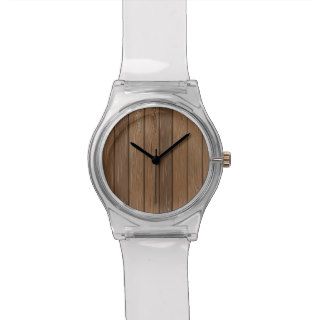 Brown Wood Pallet Wrist Watches