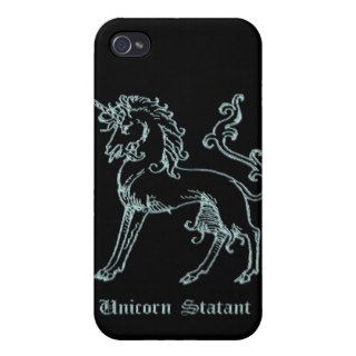 Medieval heraldry Unicorn statant iPhone 4/4S Cases