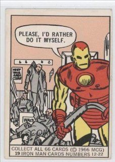 Please, I'd Rather Do It Myself. (Trading Card) 1966 Marvel Super Heroes #19 