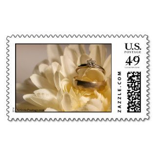 Wedding Ring Photo Postage Stamp