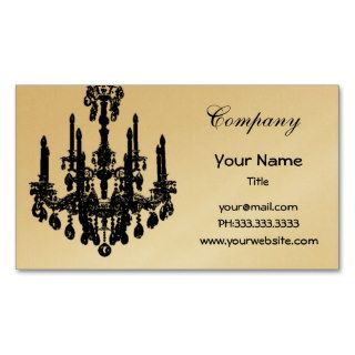 Chic chandelier Business Cards