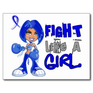 Fight Like a Girl Anal Cancer 42.8.png Postcards