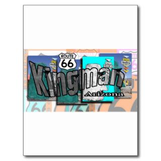 Kingman Arizona Route 66 Postcard