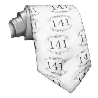 141 Area Code Neckties