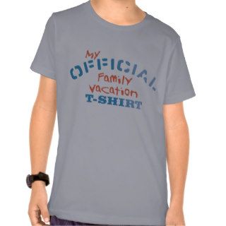 Official Family Vacation T Shirts