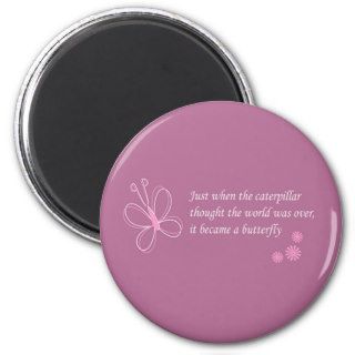 The Butterfly Quote Magnet   Butterfly Magnet