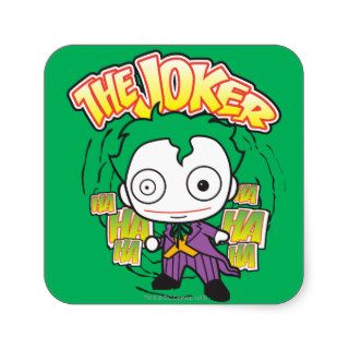 The Joker   Chibi Square Stickers