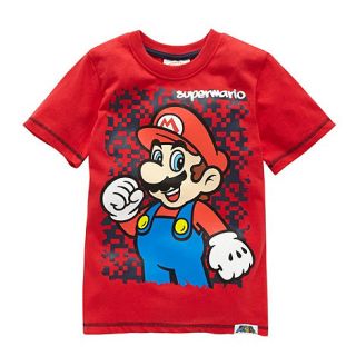 Mario bros Boys red Mario t shirt