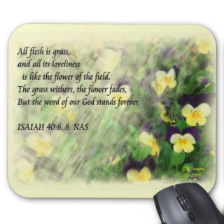 Isaiah 40 6,8   Mousepad