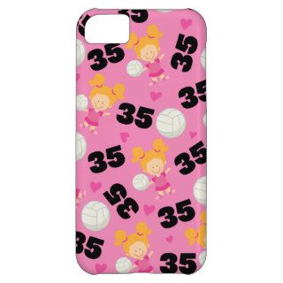 Gift Idea For Girls Volleyball Player Number 35 iPhone 5C Cover