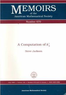 A Computation of (Greek Arithmetical Symbols) 1/5 (Memoirs of the American Mathematical Society) Steve Jackson 9780821810910 Books
