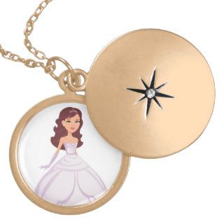 Princess Locket Necklace for Girls