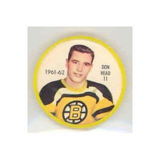 1961 62 Shiriff Coins 11 Don Head Bruins Near Mint at 's Sports Collectibles Store