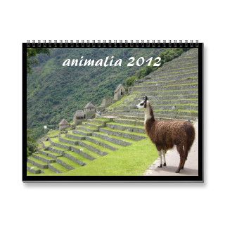 animals 2012 calendar