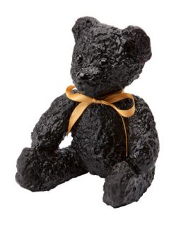 Black Teddy Bear Sculpture   Daum